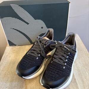 Rabbit Dream Chaser Womens Shoes Sz 8 M Black Comfort Lace Up Round Toe Sneakers